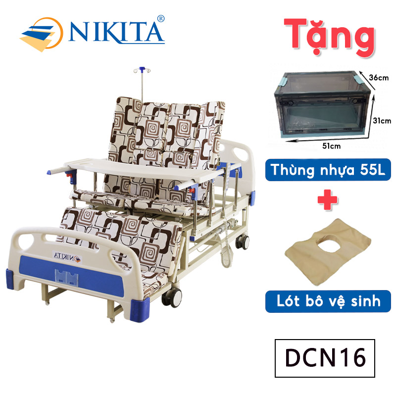 Giường y tế cho bệnh nhân sử dụng điện Nikita NKT-DCN16